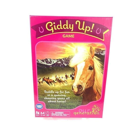 Giddy Up Other - Giddy Up Game Wonder Forge Our Generation Horse Game‎ New In Box